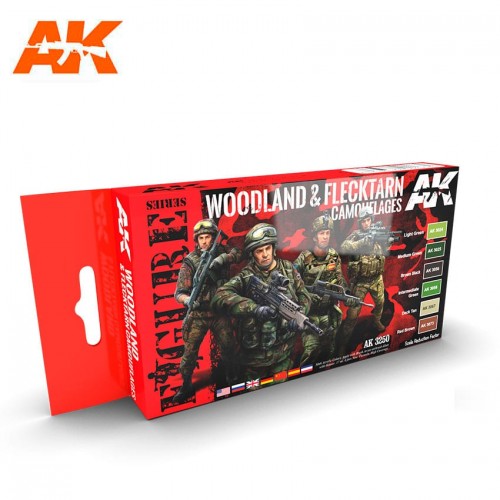AK Woodland & Flecktarn Camouflages AK 3250